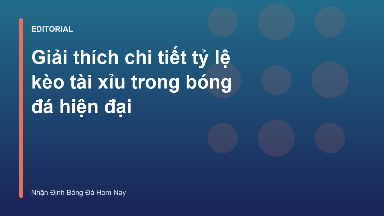 Giải thích tỷ lệ kèo tài xỉu trong bóng đá